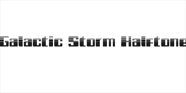 Galactic Storm Halftone Logo