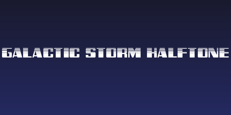Galactic Storm Halftone Social Header