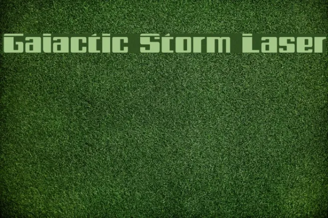 Galactic Storm Laser Example 3