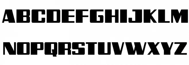 Galactic Storm Шрифта ВЕРХНИЙ