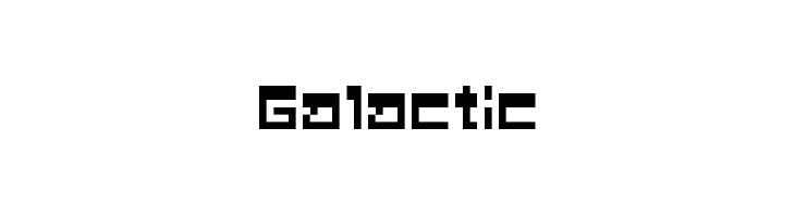 Galactic  Скачать бесплатные шрифты