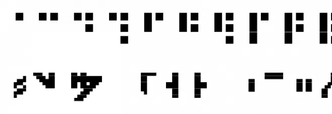GalacticMini フォント その他の文字