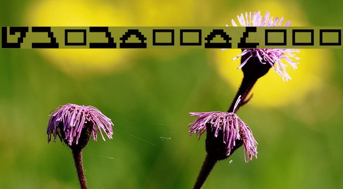 GalacticMini Font examples