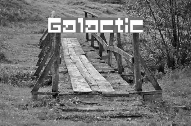 Galactic Font examples