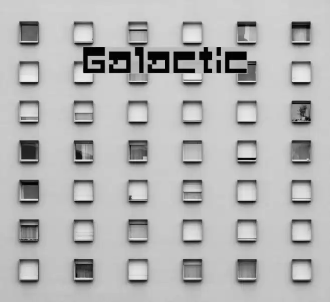 Galactic Font examples