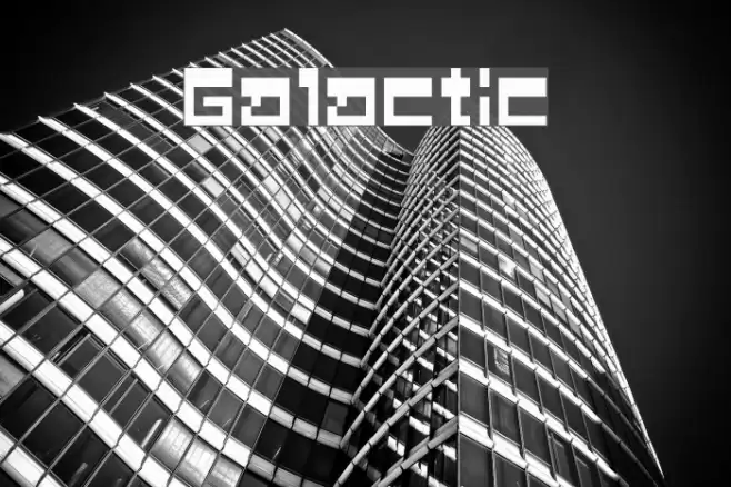 Galactic Font examples