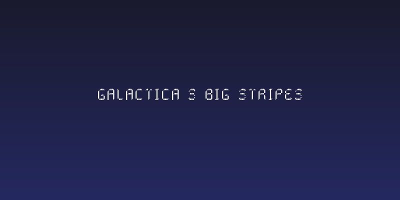 Galactica S Big Stripes Social Header
