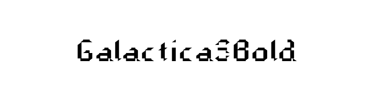 Galactica S Bold  font caratteri gratis