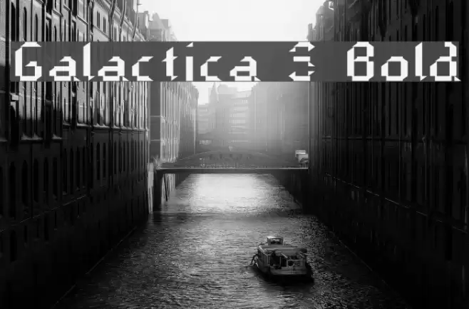 Galactica S Bold Font examples