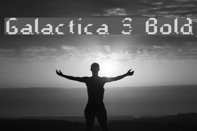 Galactica S Bold Font examples