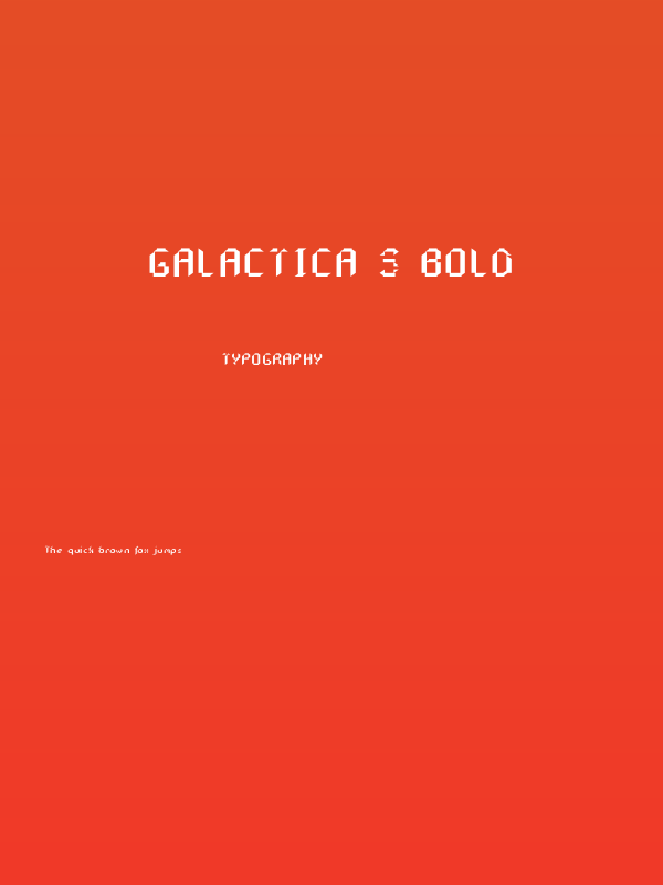 Galactica S Bold Poster