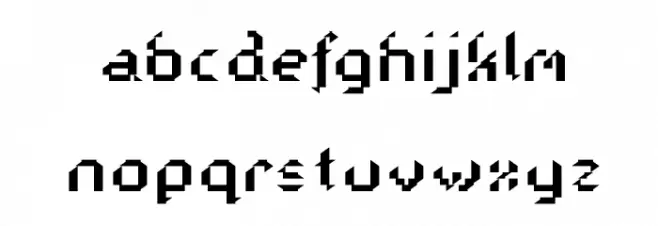 Galactica S Bold خط أحرف صغيرة