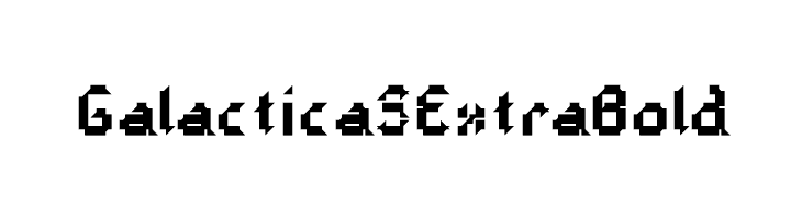 Galactica S Extra Bold  免费字体下载