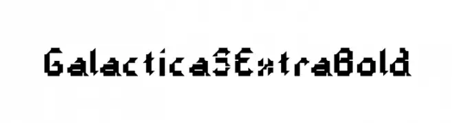 Galactica S Extra Bold  font caratteri gratis