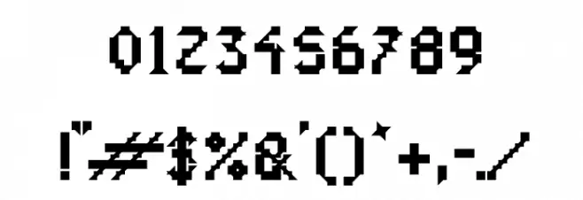 Galactica S Extra Bold Font OTHER CHARS