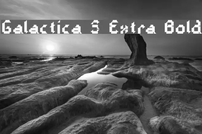 Galactica S Extra Bold Font examples