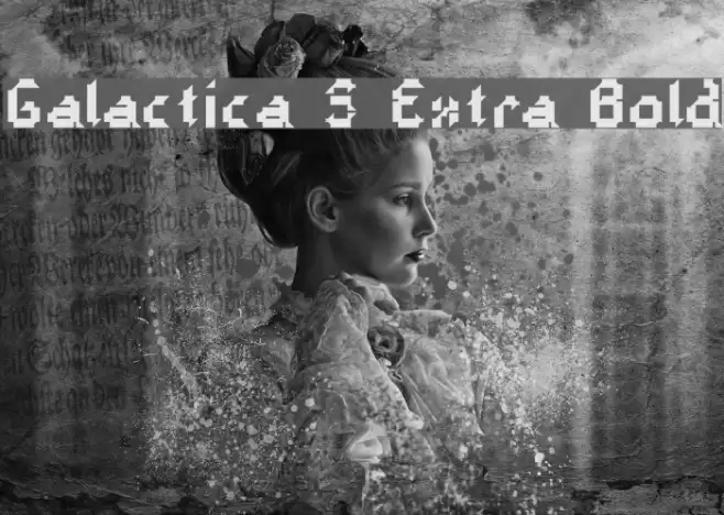 Galactica S Extra Bold Font examples