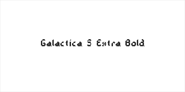 Galactica S Extra Bold Logo