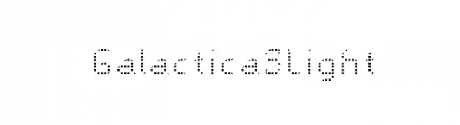 Galactica S Light  Frei Schriftart Herunterladen