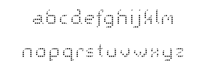 Galactica S Light Font LOWERCASE