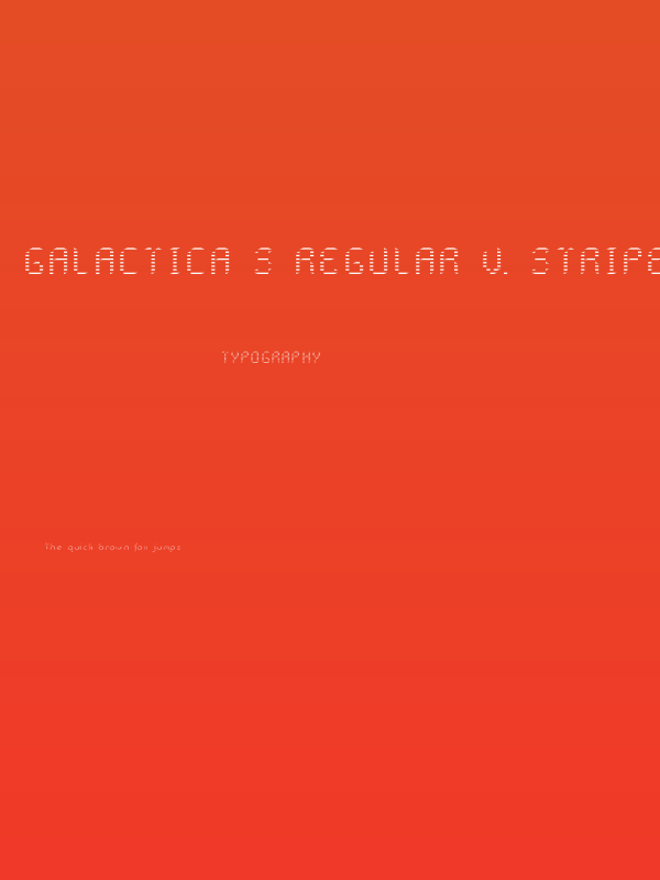 Galactica S Regular V. Striped Poster