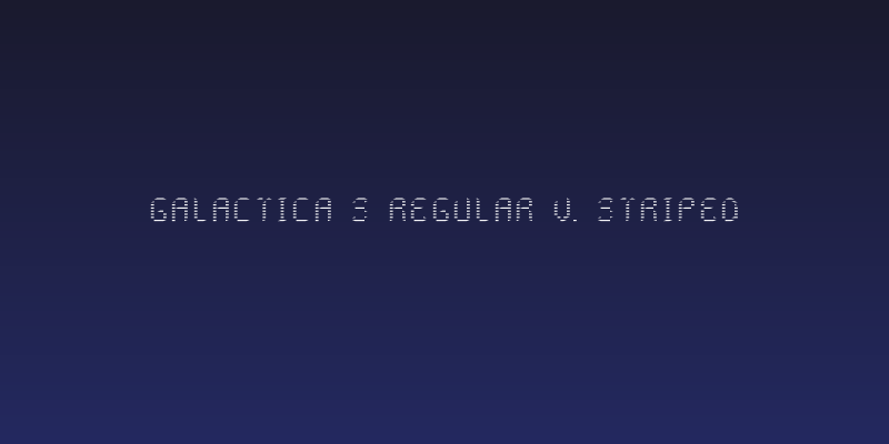 Galactica S Regular V. Striped Social Header