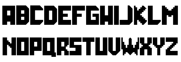 GalacticaGrid Font LOWERCASE
