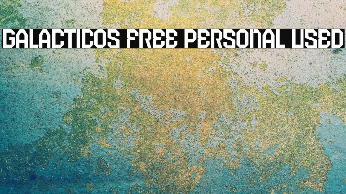 Galacticos Free Personal Used Example 3