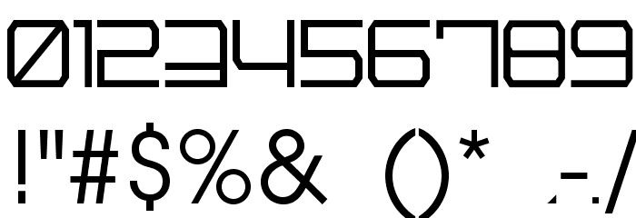 Galactik Font OTHER CHARS