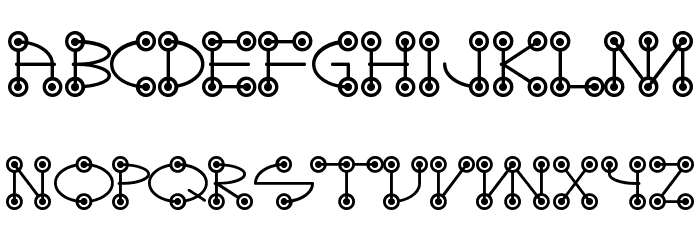GalactoseONE Font LOWERCASE