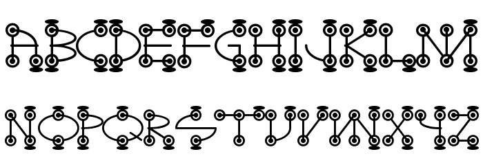 GalactoseTWO Font LOWERCASE