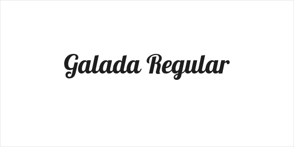 Galada Regular Logo