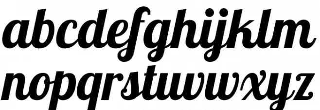 Galada Regular Font LOWERCASE