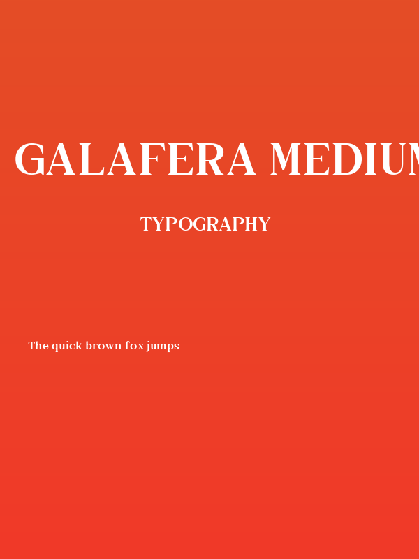 Galafera Medium Poster