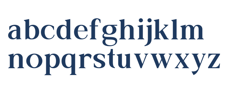 Galafera Medium Lowercase