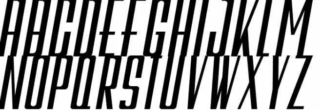 Galah Panjang Bold Italic Fuentes MAYÚSCULAS