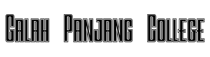 Galah Panjang College  Free Fonts Download