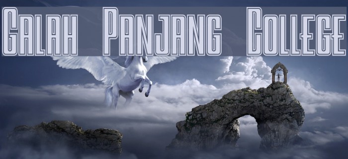 Galah Panjang College Font examples