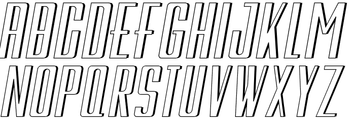 Galah Panjang Italic Font LOWERCASE
