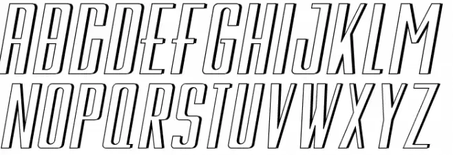 Galah Panjang Italic Font LOWERCASE