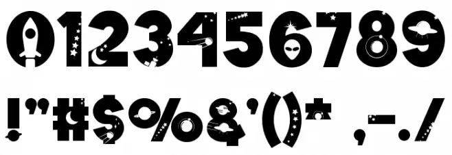 Galaksi Caratteri ALTRI CARATTERI