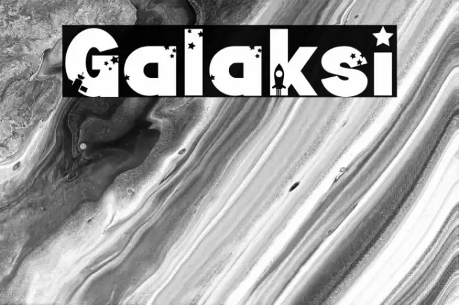 Galaksi Font examples