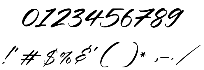 Galaksie Font OTHER CHARS