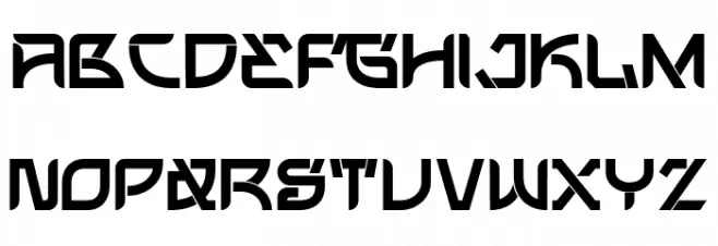 Galaksinos Font UPPERCASE