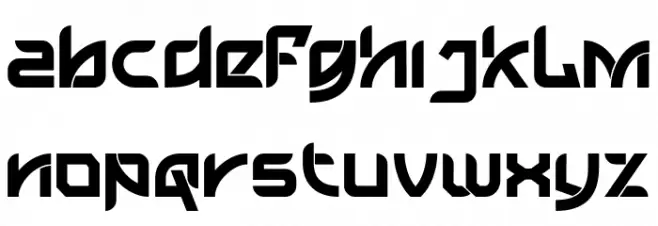 Galaksinos Font LOWERCASE