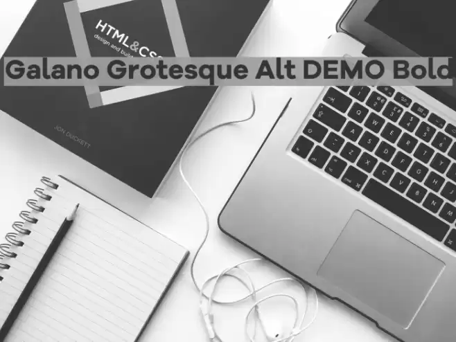 Galano Grotesque Alt DEMO Bold Font examples