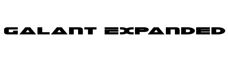 Galant Expanded  font caratteri gratis