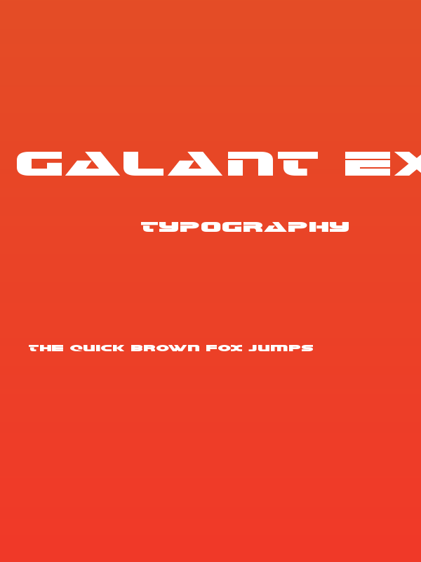Galant Expanded Poster