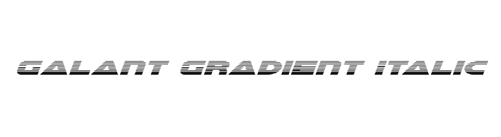 Galant Gradient Italic  フリーフォントのダウンロード