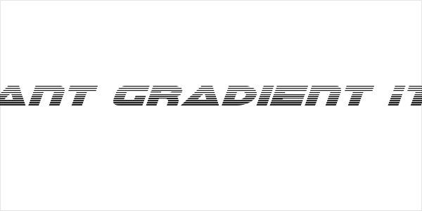 Galant Gradient Italic Logo